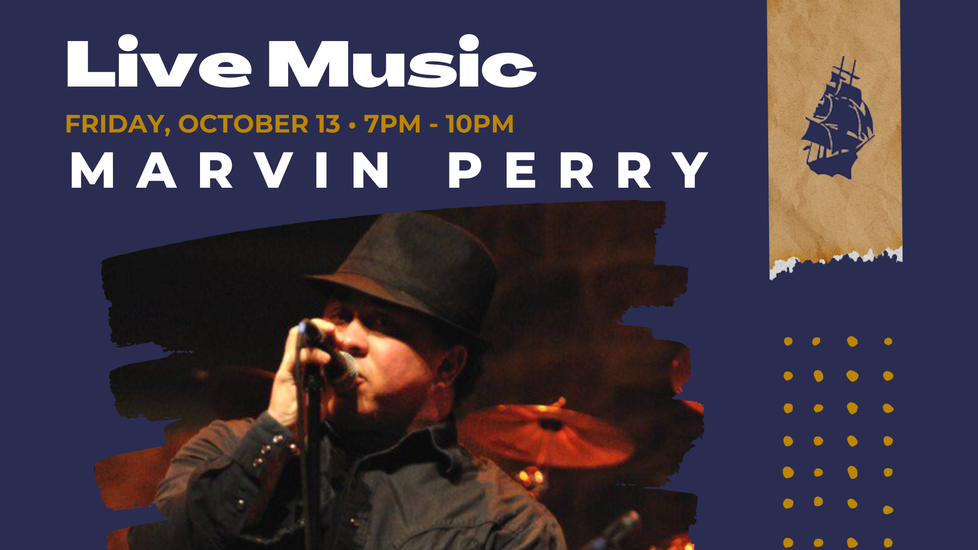 CCNB Marvin Perry Live Music 1013 tv graphic