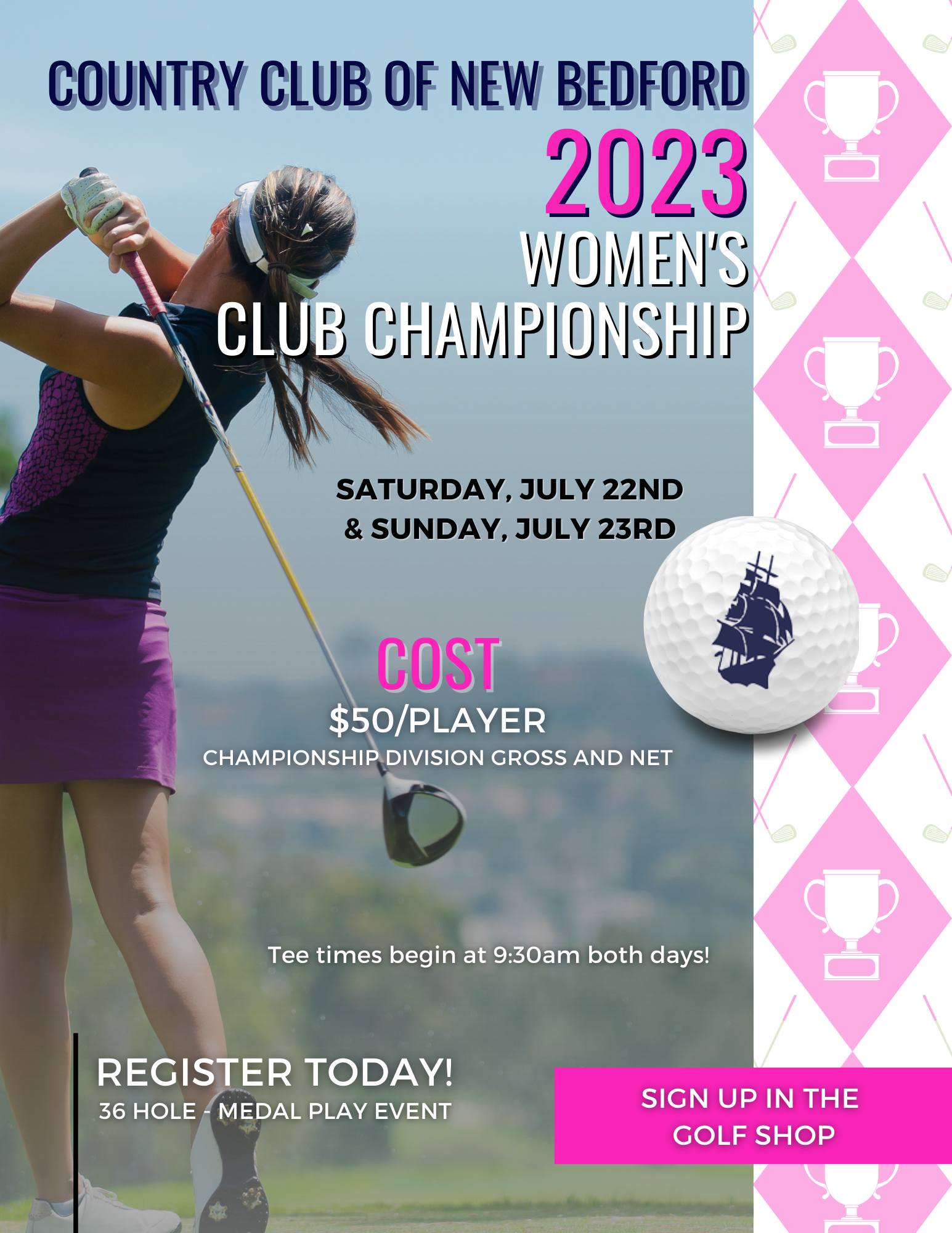 CCNB Womens Club Championship flyer 1