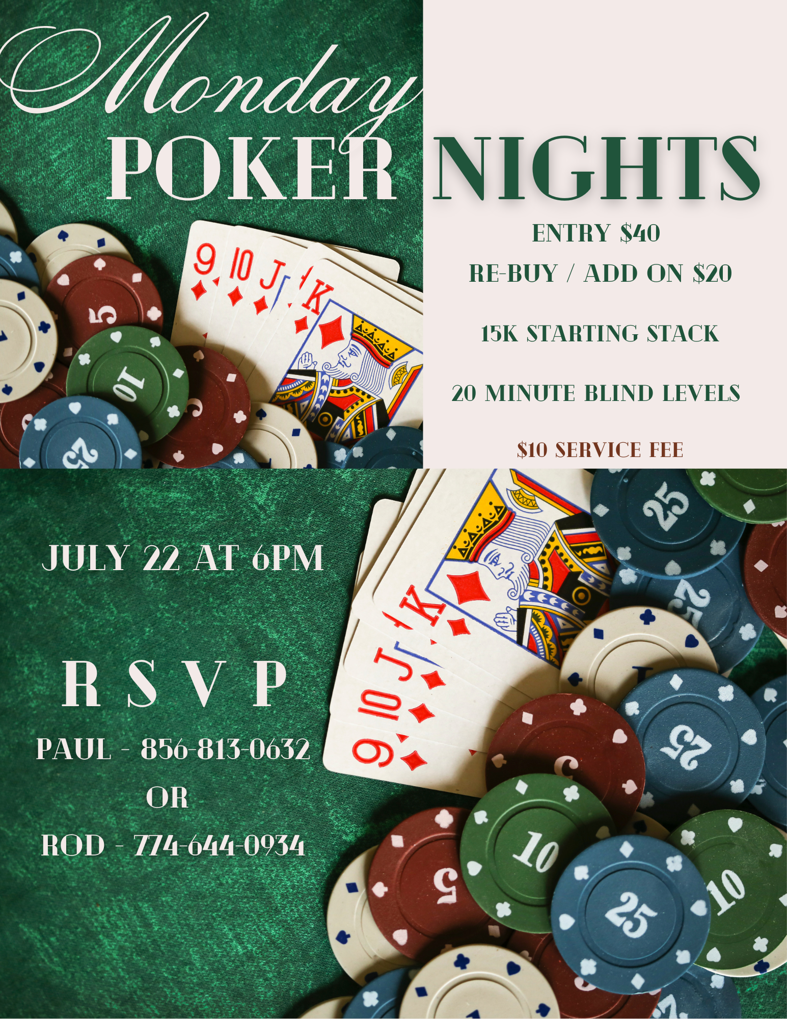 Poker Night at CCNB